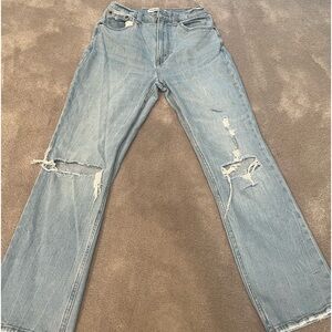 Women’s Abercrombie angle straight ultra high rise jeans 26/2 regular